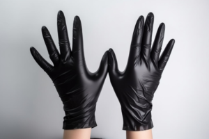 Nitrile Black Color Hand Gloves Wholesaler in Gandhinagar