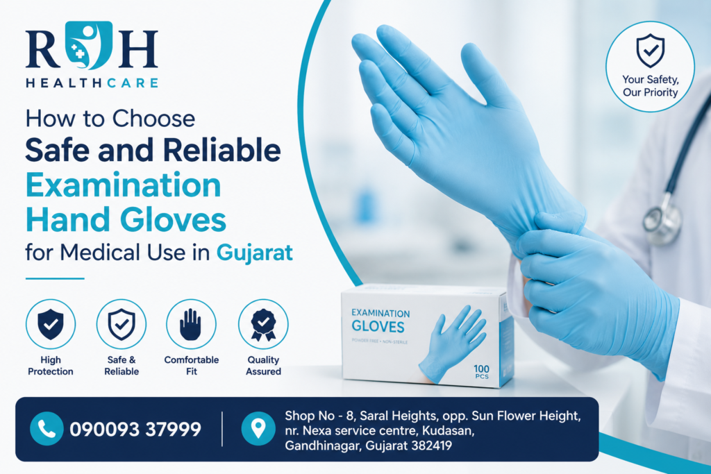 Examination hand gloves wholesaler in Gujarat