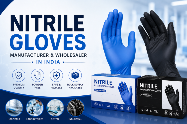 Nitrile Gloves Manufacturer in India