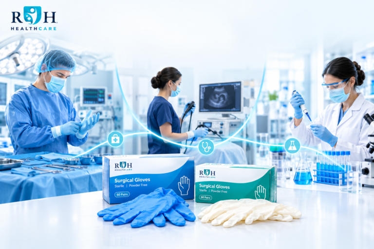Sterile Gloves Wholesaler in Gujarat | RH Healthcare