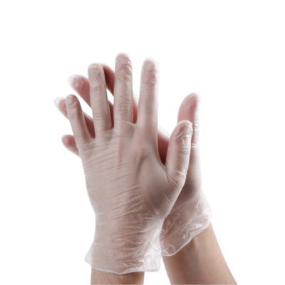 4 (1) Vinyl hand gloves Wholesaler in Gujarat